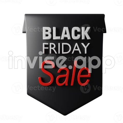 Black Friday Sale Ribbon Banner 28651397 - Black Ribbon For Death