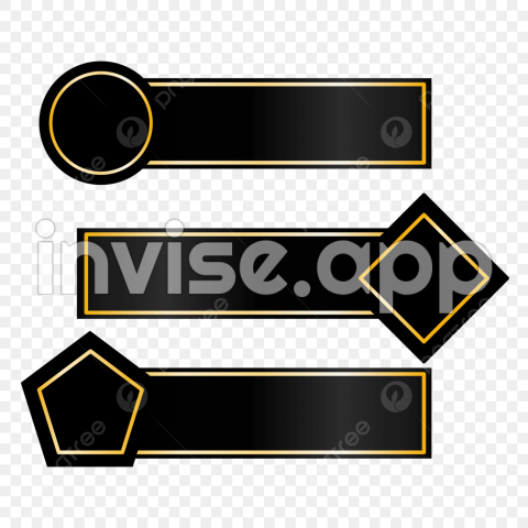 Black Gold Banner Vector Hd Images, Black Gold Banner, Banner - Black And Gold Scarf