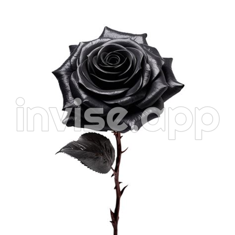 Ai Generated Black Rose Isolated On Transparent Background 35878414 - Pics Of Black Roses