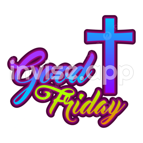 Illustration Of A Banner For Good Friday, Good Friday, Good, Friday - Great Friday