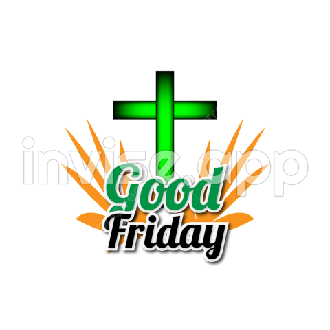 Great Friday - Good Friday Vector Art , Mash Good Friday Cross Vector, Friday