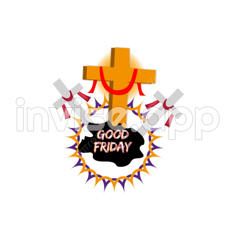 Great Friday - Happy Good Friday Clipart Hd , Modern Label Asset For Good Friday