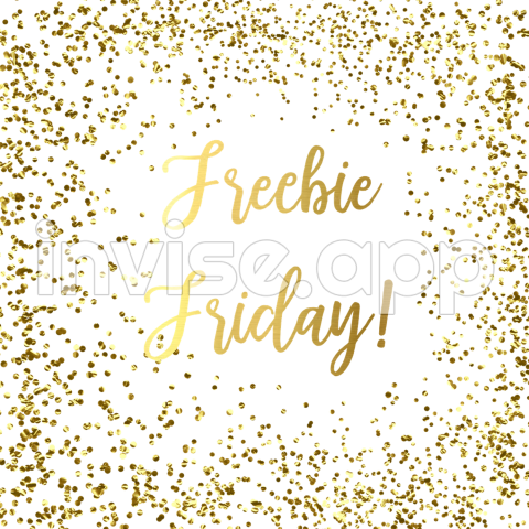 Freebie Friday Glitter Background Free (975X975), Download - Friday Ice Cream