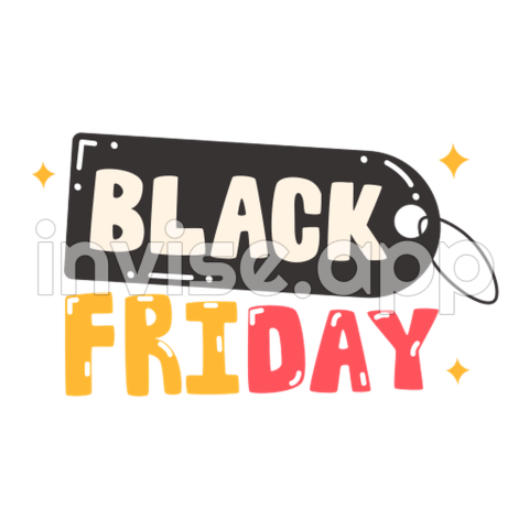 Black Friday Stickers Free Marketing Stickers - Black Friday Sticker