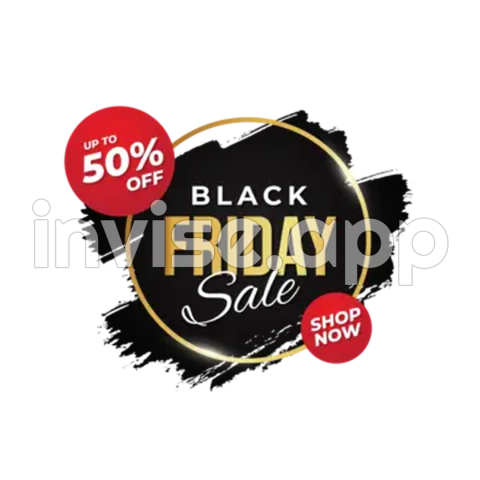 Black Friday Label Banner Vector, Lack Friday, Special Offer, Banner - Black Friday Hostnetundia