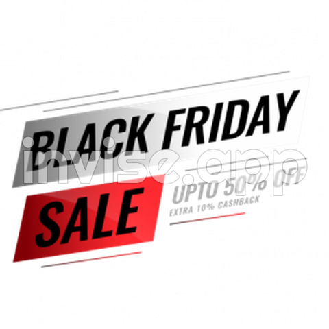 Scritta Black Friday - Black Friday Text Picture Mart