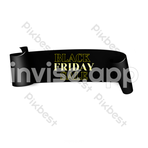 Simple Gold Black Friday Label Images Psd Free Download Pikbest - Gold Friday Logo