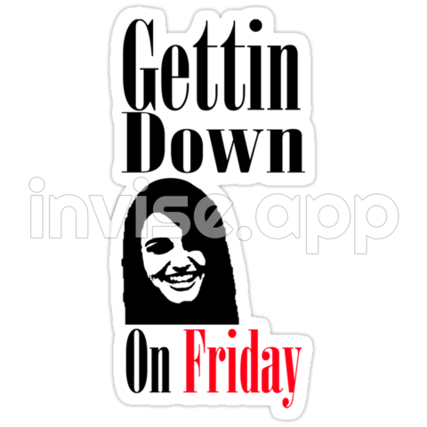 "Rebecca Black Friday" Stickers By Connor95 Redbubble - Rebecca Black Was Here Album Cover