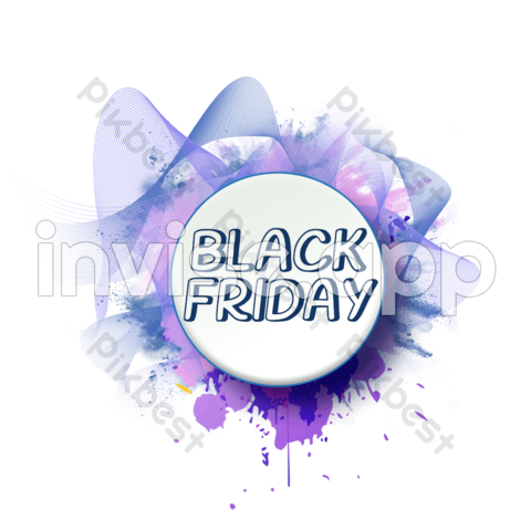 Black Friday Color Border Chart Images Psd Free Download Pikbest - Black Friday Tees