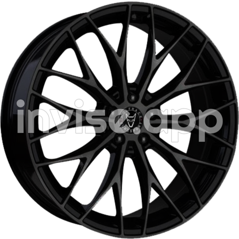 8 5X20 Wolfrace Eurosport Wolfsburg Gloss Black Alloy Wheels, Alloy - Black Centerline Wheels