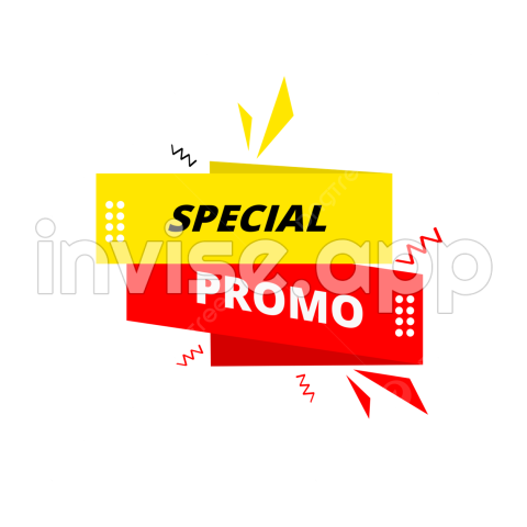 Promo - Special Promo Banner Shape, Special Promo, Banners, Promotion