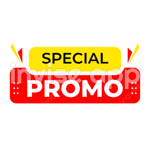 Promo - Images Of Special Promo Banner Shape Red Yellow Vector, Special Promo