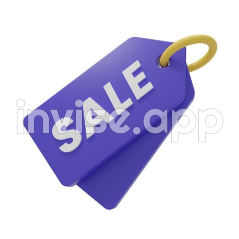 Promotion Logo - Sale Tag Promotion 3D Icon Illustration 11572123