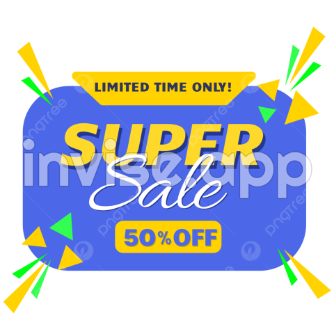 Super Sale Promo Vector Design Images, Super Sale Promo Banner - Promo Byu