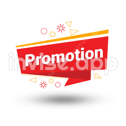 Promotion Shape Hd Transparent, Red Shapes Promotion Banner, Promotion - Promo Codes List