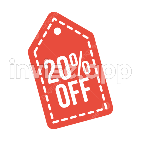 Promo Codes List - 20 Discount Tag, 20 Discount, Discount, Price Tag And Vector With