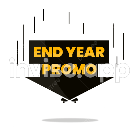 End Year Promo Banner Design, End Year Promo Banner, Banner Promotion - Business Banner Design