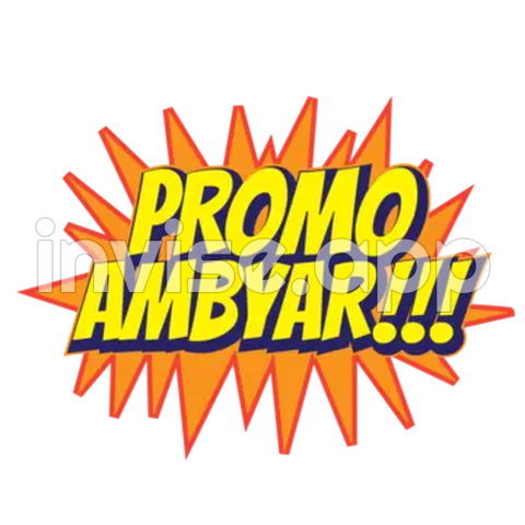 Promo Ambyar Shape Headline Vector, Promo, Promotion, Special Promo - Kode Promo Produk