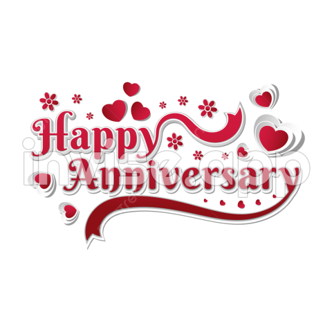 Romantic Typography Vector Images, Happy Anniversary Romantic - 70Th Anniversary Poster