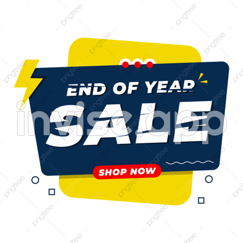 Promo Akhir Tahun - Year End Sale Vector Art , End Of Year Sale Banner Template