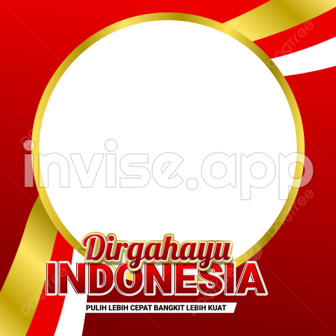 17 Agustus Vector Images, Twibbon Hut Ri Ke 77 Dirgahayu Indonesia - Promo Agustus