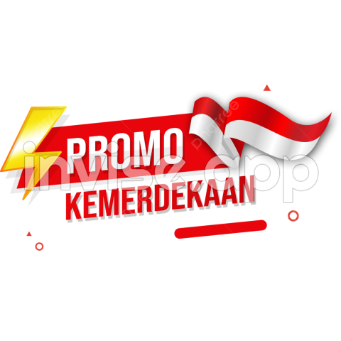 Promo Agustus - Independence Day Banner Sale Or Independence Day Promo With Indonesian