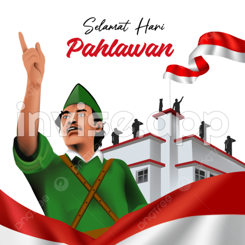 Dia Dos Herois Hari Pahlawan Bung Tomo Bendera Indonesia No Hotel - Promo Hotel Agustus