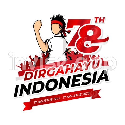 Greeting Card Of Hut Ri 78 With Heroes On Indonesias Independence Day - Promo 17 Agustus