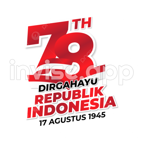 Gambar Hut Ri 78Th Happy Republik Indonesia 17 Agustus 2023 Vektor - Promo 17 Agustus