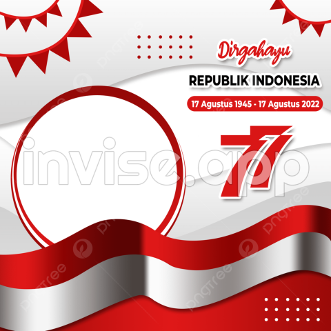 Promo 17 Agustus - 17 Agustus 77 Tahun, Twibbon 17 Agustus, Twibbon Kemerdekaan 77, 17