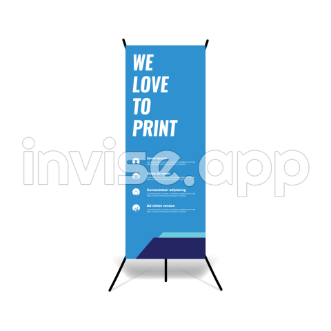 X Stand Banner Goprint Pr - Indoor Banner Stands