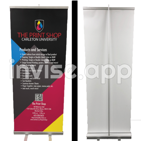 Promo Banner Stand - Solo/Banner Stands The Print Shop Carleton University