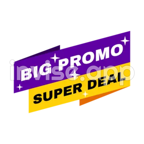 Big Promo - Big Promo Super Deal Tags Banner Advertisement Vector, Big Promo Banner