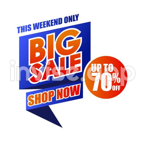 Promo Big Sale - Big Sale Banner Template Design, Big Sale Special Offer Discount Offer