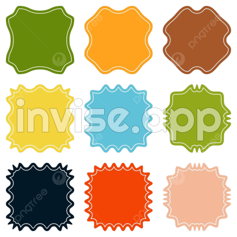 Sunburst Shapes Vector Promo Badges And Stickers Collection Starburst - Big Promo Sticker