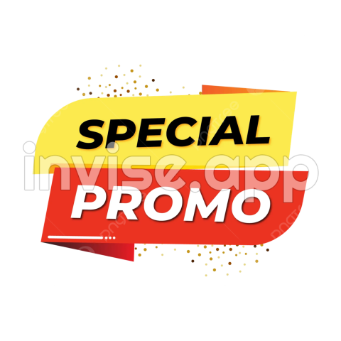 Display Promo Box - Banner Promozionale Speciale Rosso Giallo Vettore, Promozione Speciale