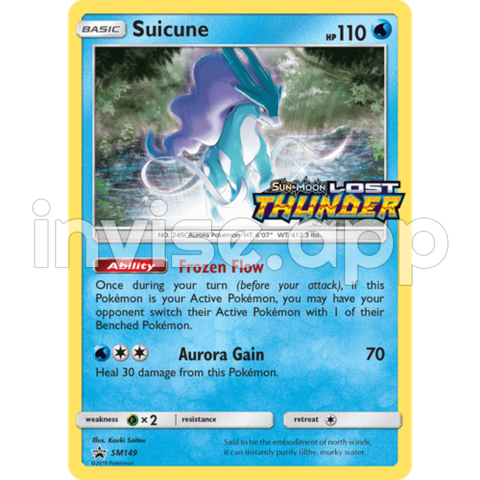 Black Star Promo Pokemon Cards - Suicune Sm149 Black Star Promo Pokemon Card Near Mint Tcg