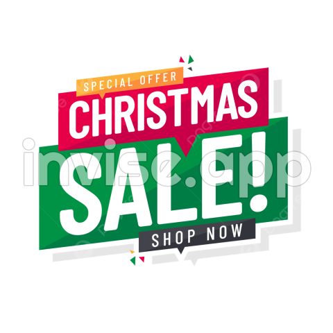 Poster Sales Clipart Transparent Hd, Christmas Sale Poster - Christmas Promo Poster