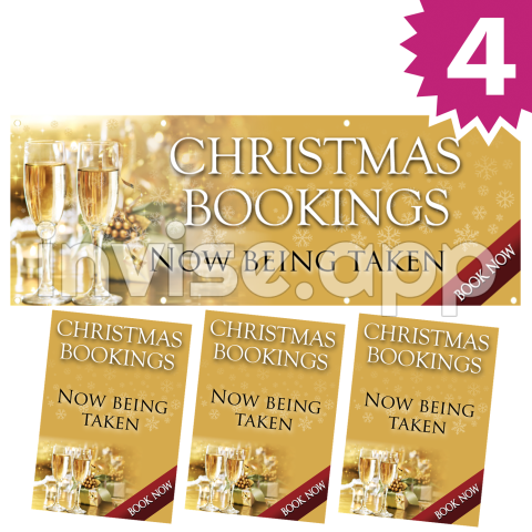 Christmas Banner And Posters Point Of Sale Bundle Advertising Christmas - Best Christmas Poster