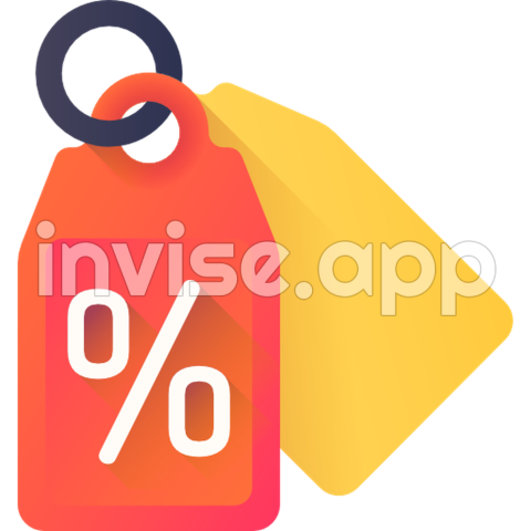 Promo 3D Color Icon - Promotion Icone