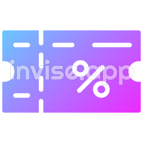 Promo Code Generic Flat Gradient Icon - Year Promo Code Icon