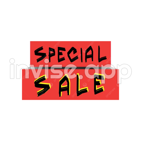 Special Sale Text Effect Vector, Special Sale, Special Sale Tag - Final Sale Clip Art