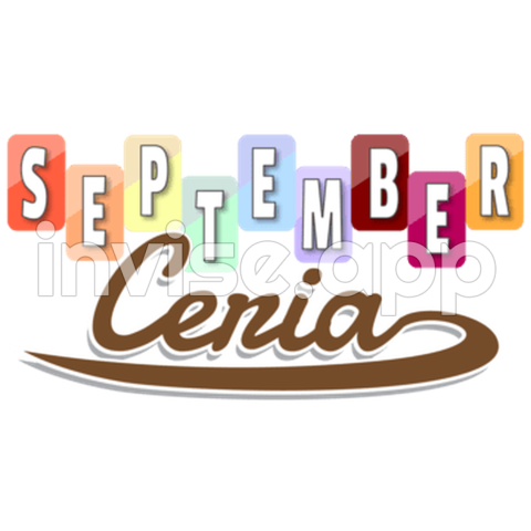 Tahun Ceria , Tahun Baru, Angka, Ceria Y Psd Para Descargar - Promo September Ceria