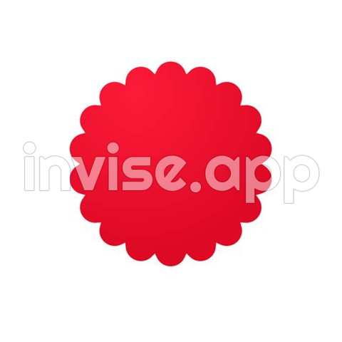 Red Basic Shape For New Product Stickers Special Offer Label 14605837 - Offer Circle