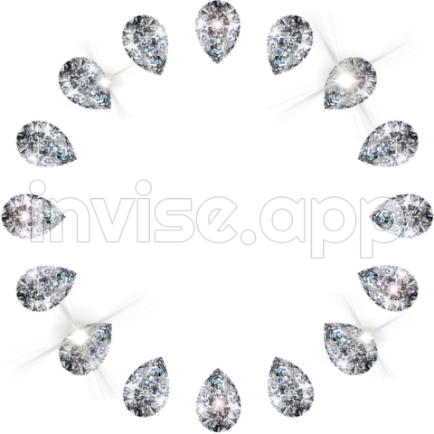 Congratulations! The Image Has Been Downloaded (Transparent Diamond - Diamond Banner Background