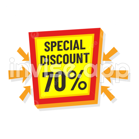 Special Discount Vector Hd Images, Special Discount Frame Design - Clearance Promotion