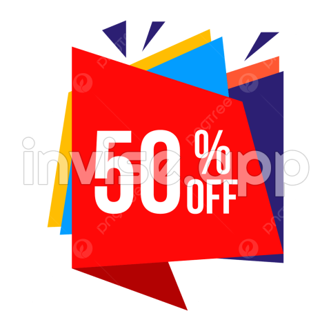 50 Off Sale Tag , Vector, Psd, And Clipart With Transparent - Promo Taglines