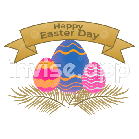 Easter Flyer Ideas - Easter Flyer Vector Art , Easter Day Flyer Gold Design, Flyer Easter