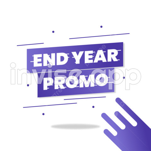 End Year Promo Banner Design, End Year Banner, End Year Promo Banner - Year End Promo