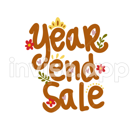 Year End Sale Illustration, Year End Sale, Sale, Discount - Year End Promo